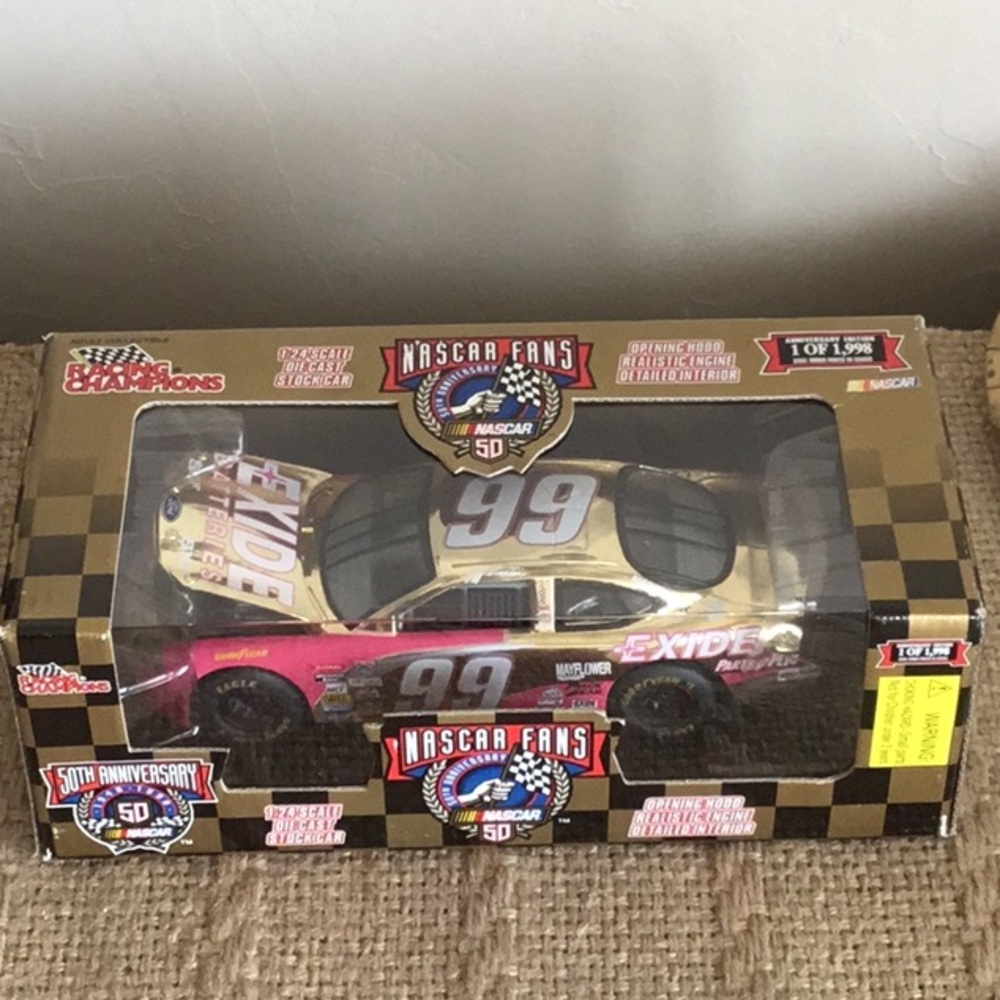 1998 Jeff Burton 50th Anniversary Gold 1:24 Scale